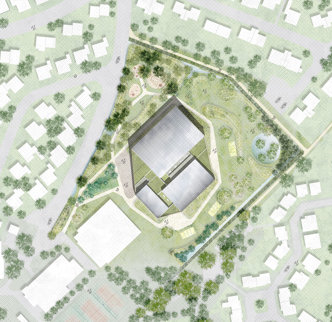 Magnanville-ComplexeSportif-PlanMasse