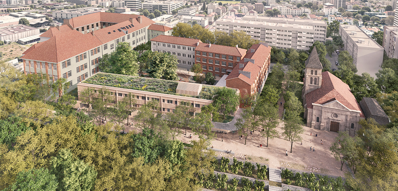 archi5-SaintOuen-GSAnatoleFrance-VueAérienne